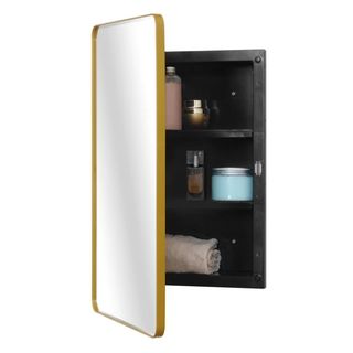 A vanity mirror cabinet 