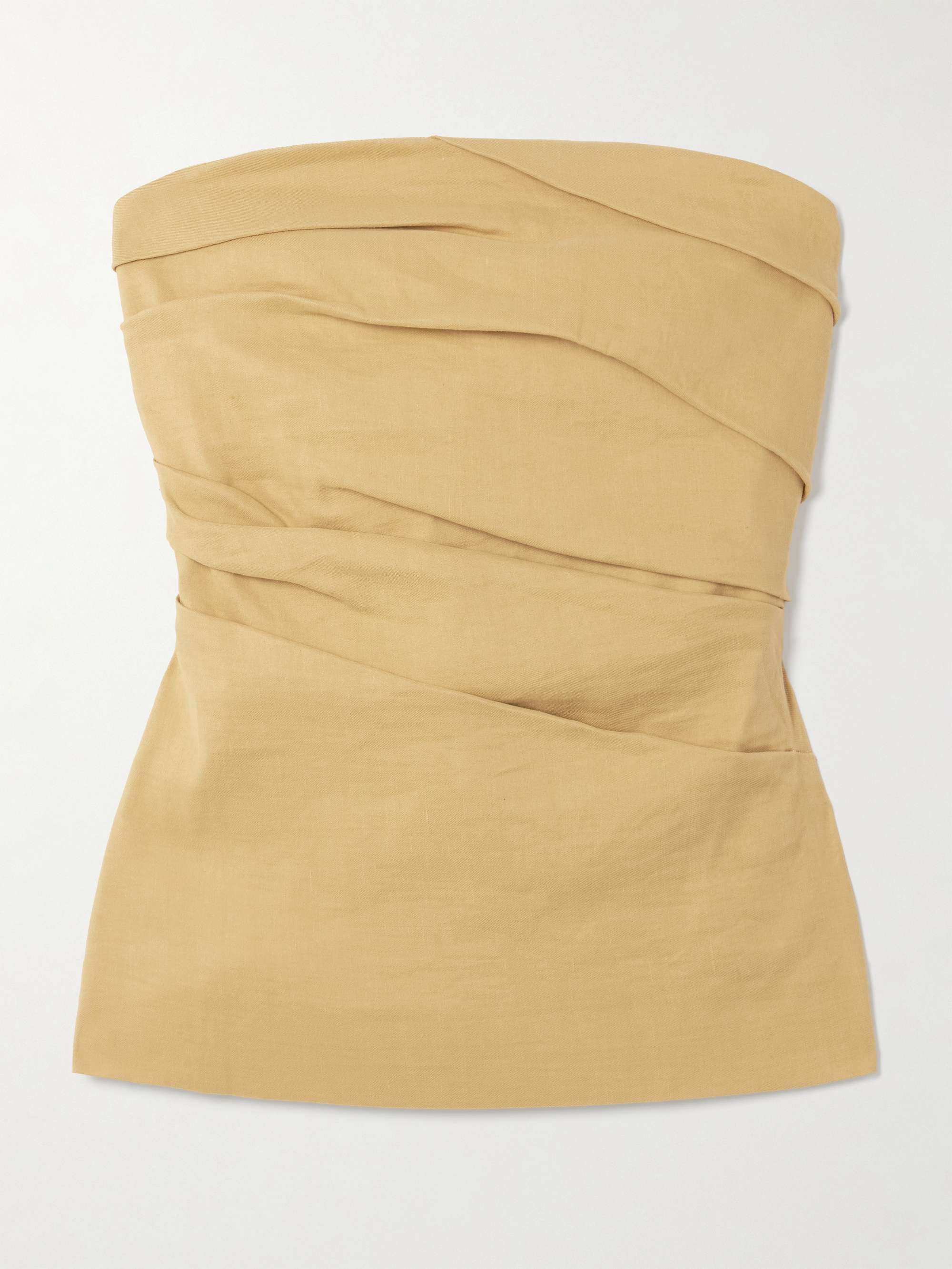 Izel Linen Bandeau Top