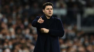 Chelsea manager Mauricio Pochettino during his Tottenham days