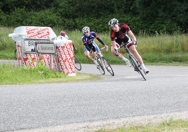 The break continued to work throughout the race.