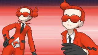 Two Team Flare members challenge the player to battle in Pokemon X and Y