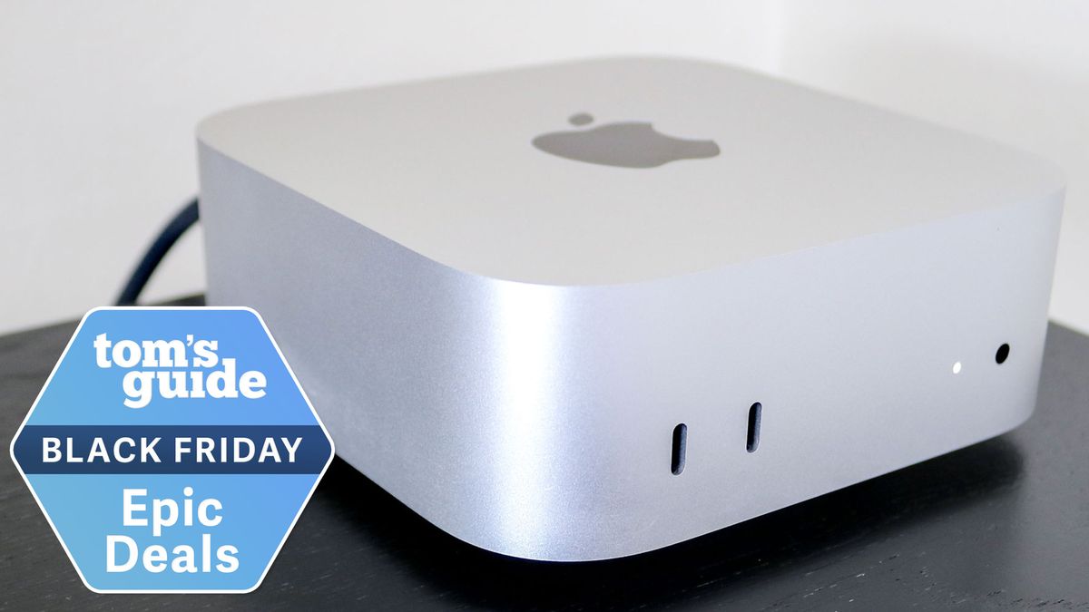 M4 Mac Mini with a Black Friday deals badge