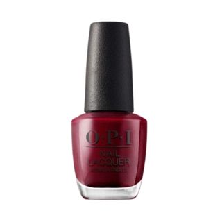 OPI Classic Nail Polish in Bogotá Blackberry on a white background