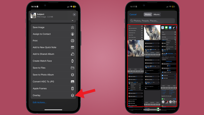 How to overlay images on iPhone | TechRadar
