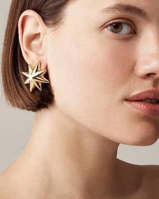 Oversized Starburst Stud Earrings