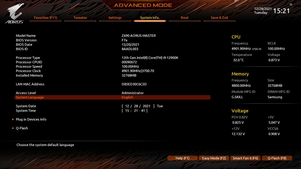 Gigabyte Z690 Aorus Master