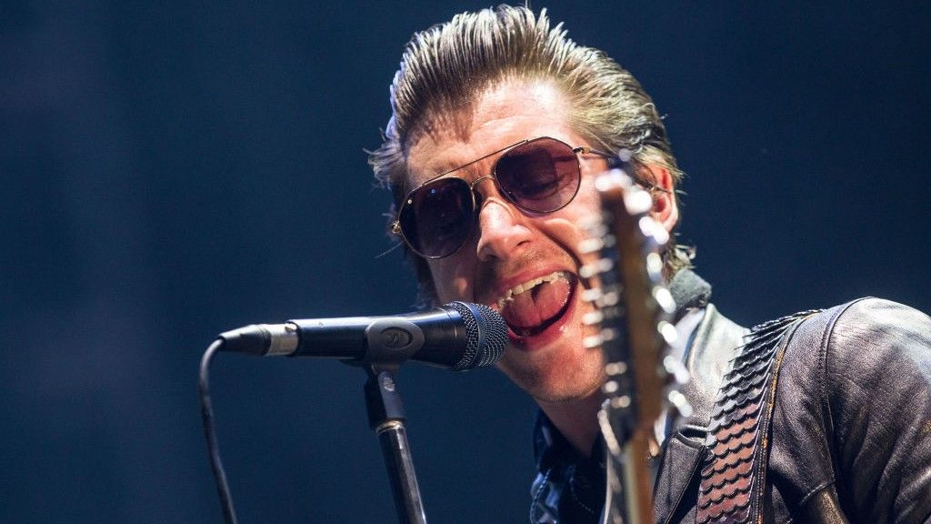 Alex Turner of Arctic Monkeys performs during the second day of Lollapalooza Buenos Aires 2019 at Hipodromo de San Isidro