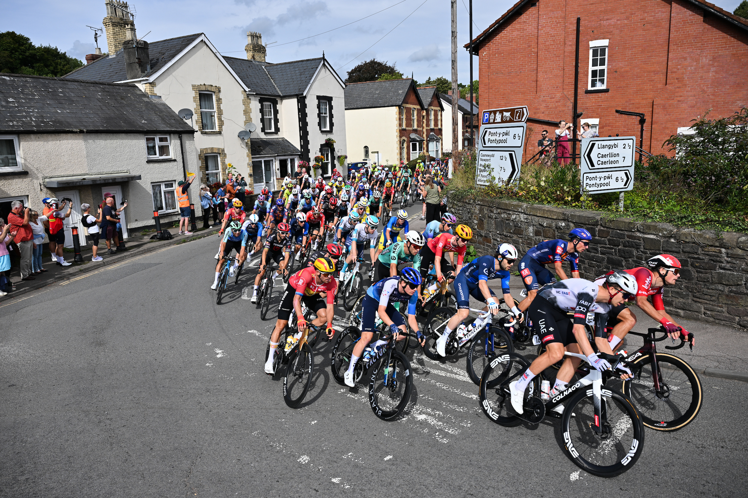 Tour of Britain men's peloton, stage five, 2025