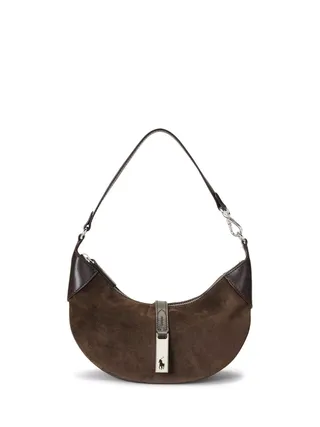 Polo Ralph Lauren Polo Id Mini Shoulder Bag, Chocolate