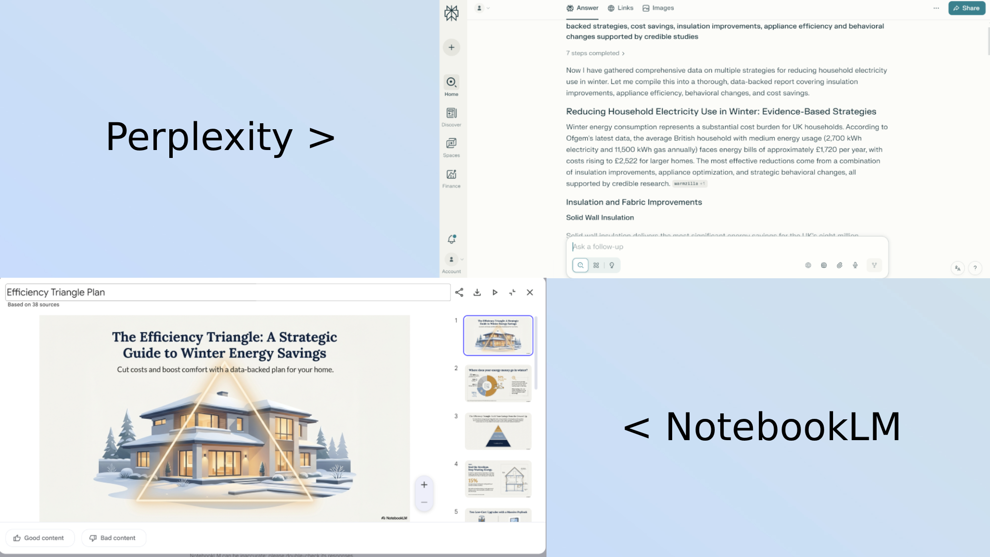 Perplexity vs NotebookLM