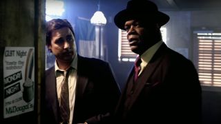 Luke Wilson and Samuel L. Jackson in Meeting Evil