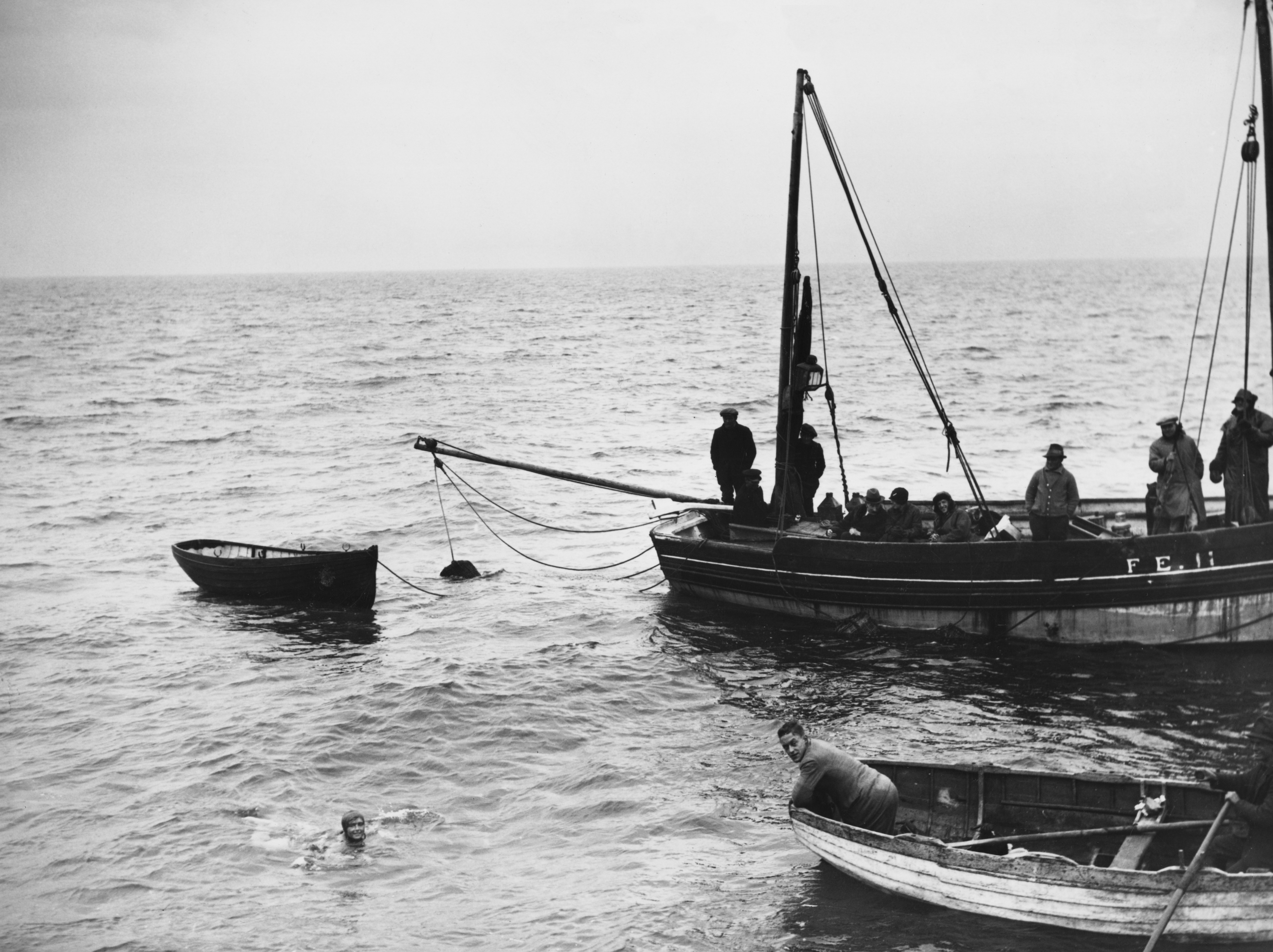 Mercedes Gleitze during her Vindication Swim
