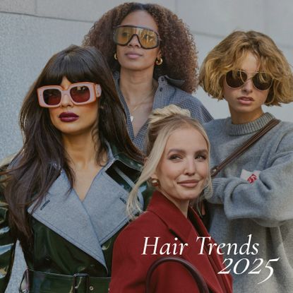 A selection of the best hair trends 2025