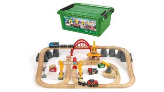 BRIO Cargo Railway Deluxe Set, one of w&h's picks for Christmas gifts for kids