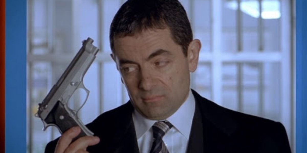 Rowan Atkinson in Johnny English