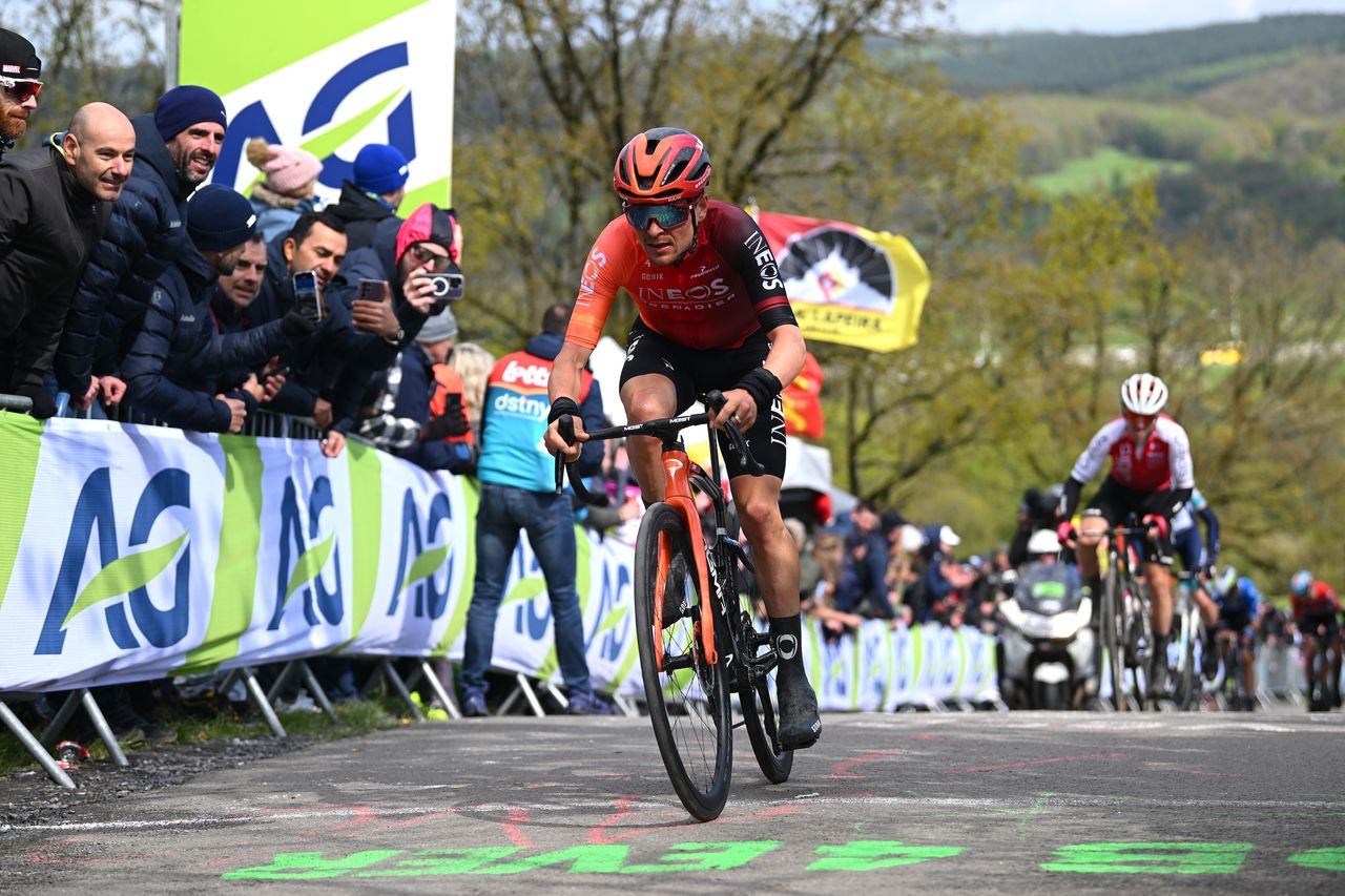 Tom Pidcock at the 2024 Liège-Bastogne-Liège