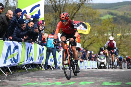 Tom Pidcock at the 2024 Liège-Bastogne-Liège