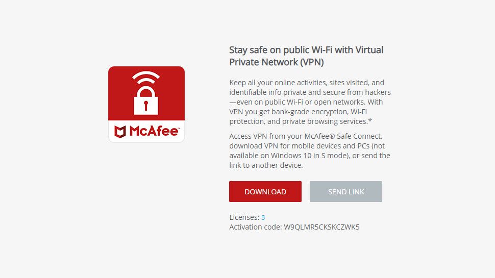 Что такое mcafee safe connect на компьютере