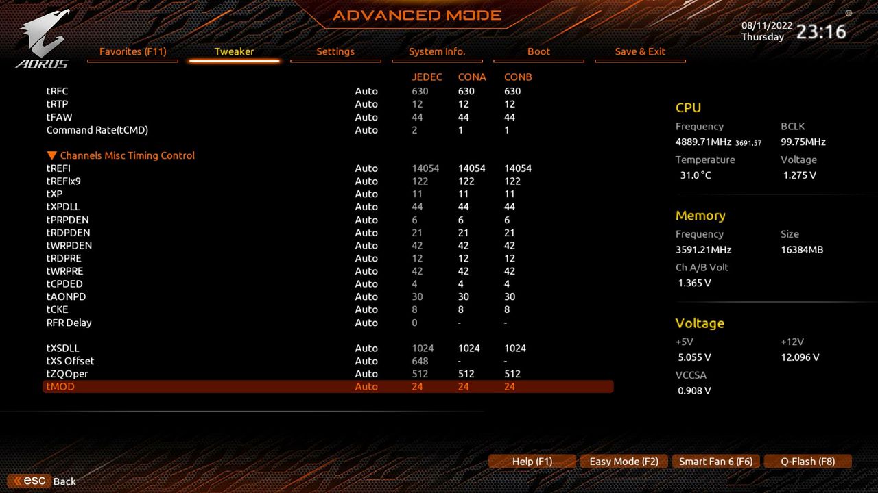 Gigabyte B660M Aorus Pro AX