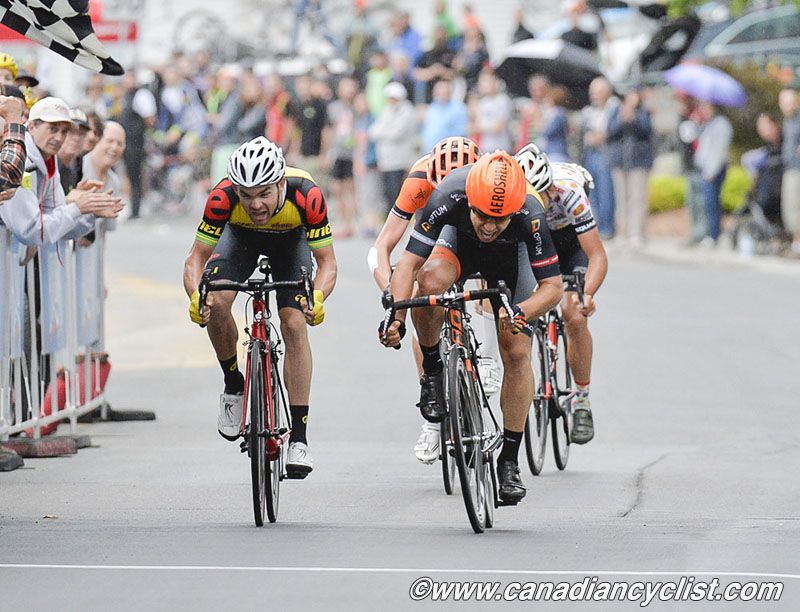 Guillaume Boivin (Optum p/b Kelly Benefit Strategies) takes the sprint.
