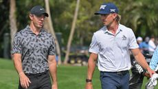 Rory McIlroy and Jake Knapp at the Cognizant Classic