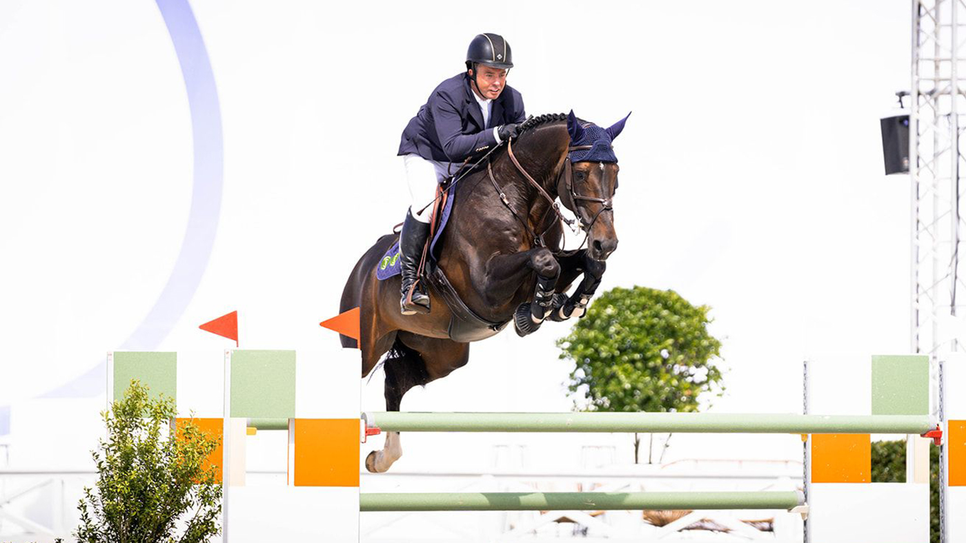 Cian O'Connor and Taj Mahal at Knokke Hippique
