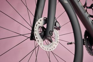 Disc brake on a bike