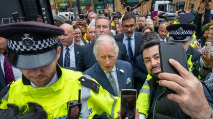 Prince Charles being mobbed in London marks a significant change for the senior royal