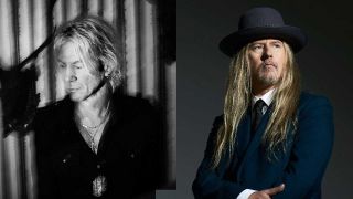Duff McKagan and Jerry Cantrell studio portraits