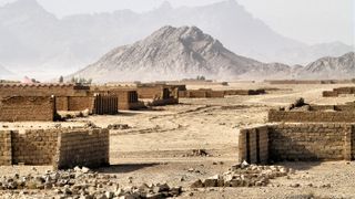 A village in Kandahar, Afghanistan. The country faces an economic and humanitarian crisis that may result in more people trying to loot sites out of desperation.