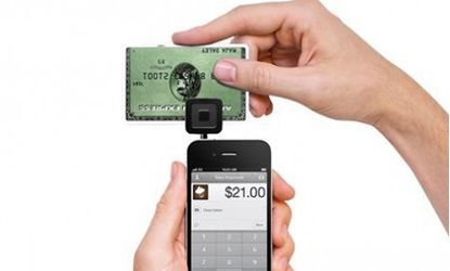 The Square credit card reader is a digital payment system that attaches to iPhones and Androids and will be taking donations during Obama's re-election campaign.