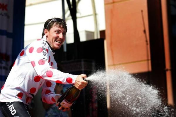 Volodymyr Zagorodniy (Ukraine) held onto the KOM jersey the whole tour.