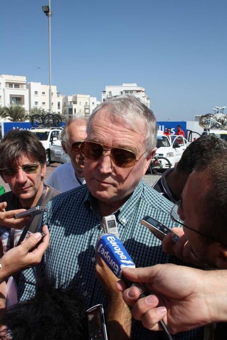 Pat McQuaid faced a barrage of questions.