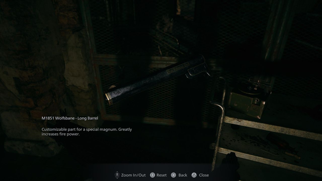 resident evil village m1851 wolfsbane long barrel