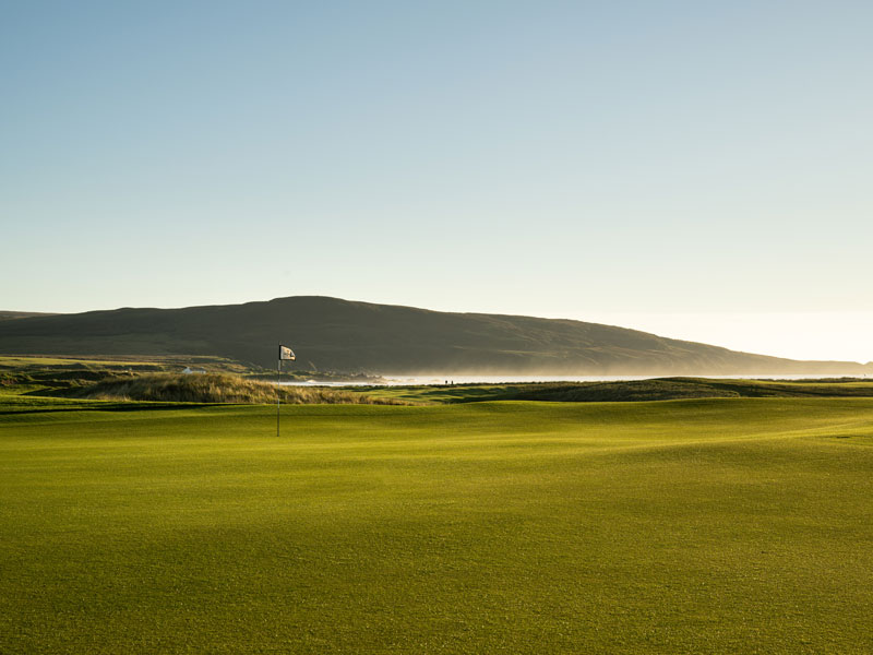 The 4th green at The Machrie