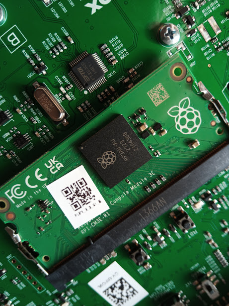 Image of the Raspberry Pi Compute Module 3E