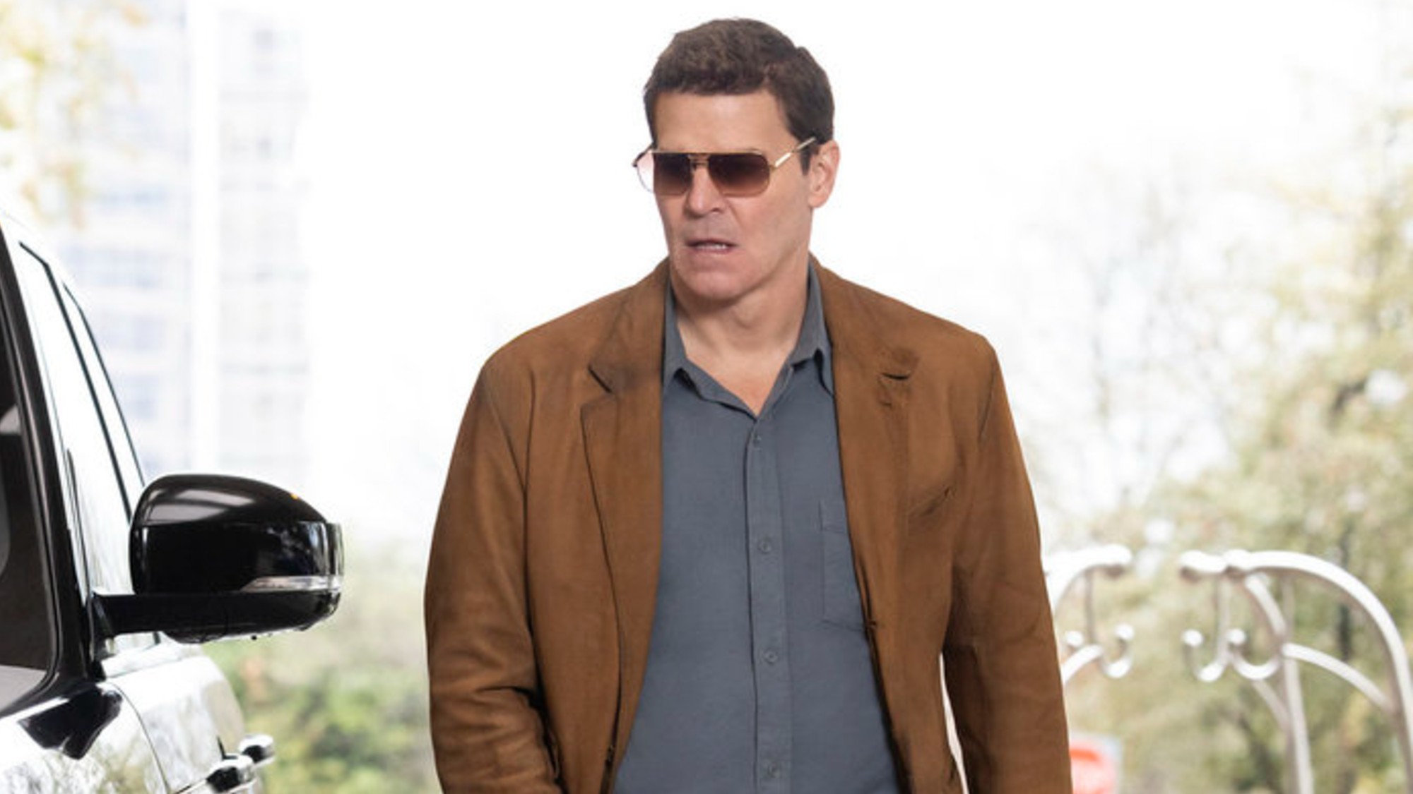 David Boreanaz as JIm Rockford in The Rockford Files reboot.