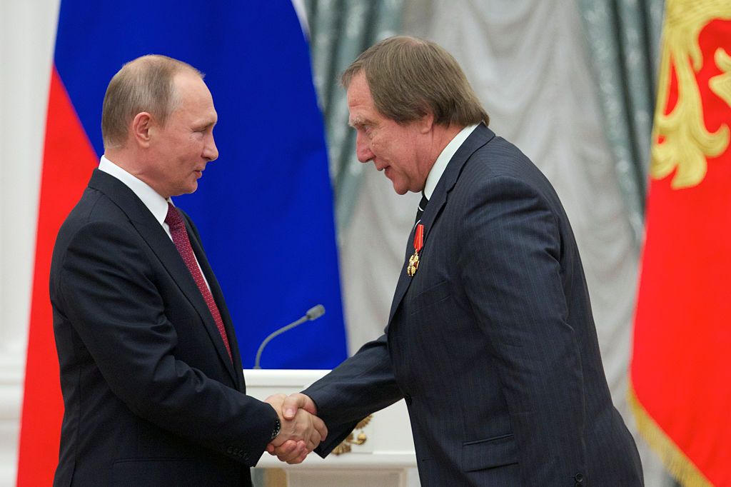 Vladmir Putin and Sergei Roldugin. 