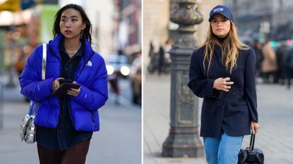 Patagonia vs The North Face - Street style influencers wearing Patagonia and The North Face