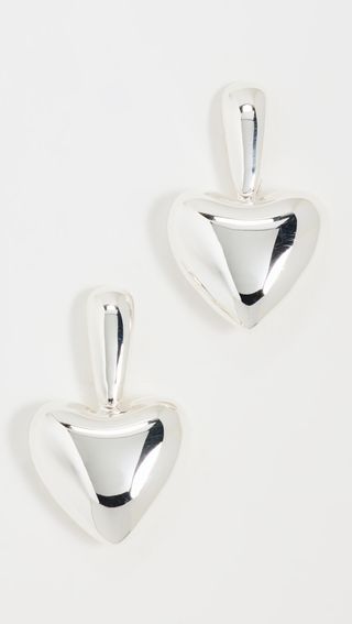 Voluptuous Heart Drop Earrings