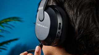 A black Turtle Beach Stealth 600 Gen 3 wireless gaming headset