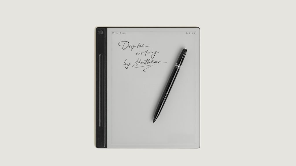 digital notepad and pen