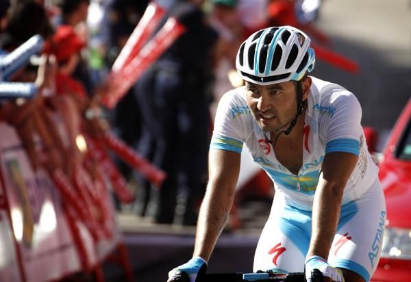 Assan Bazayev (Astana) couldn't hold the pace of the leaders and took third.