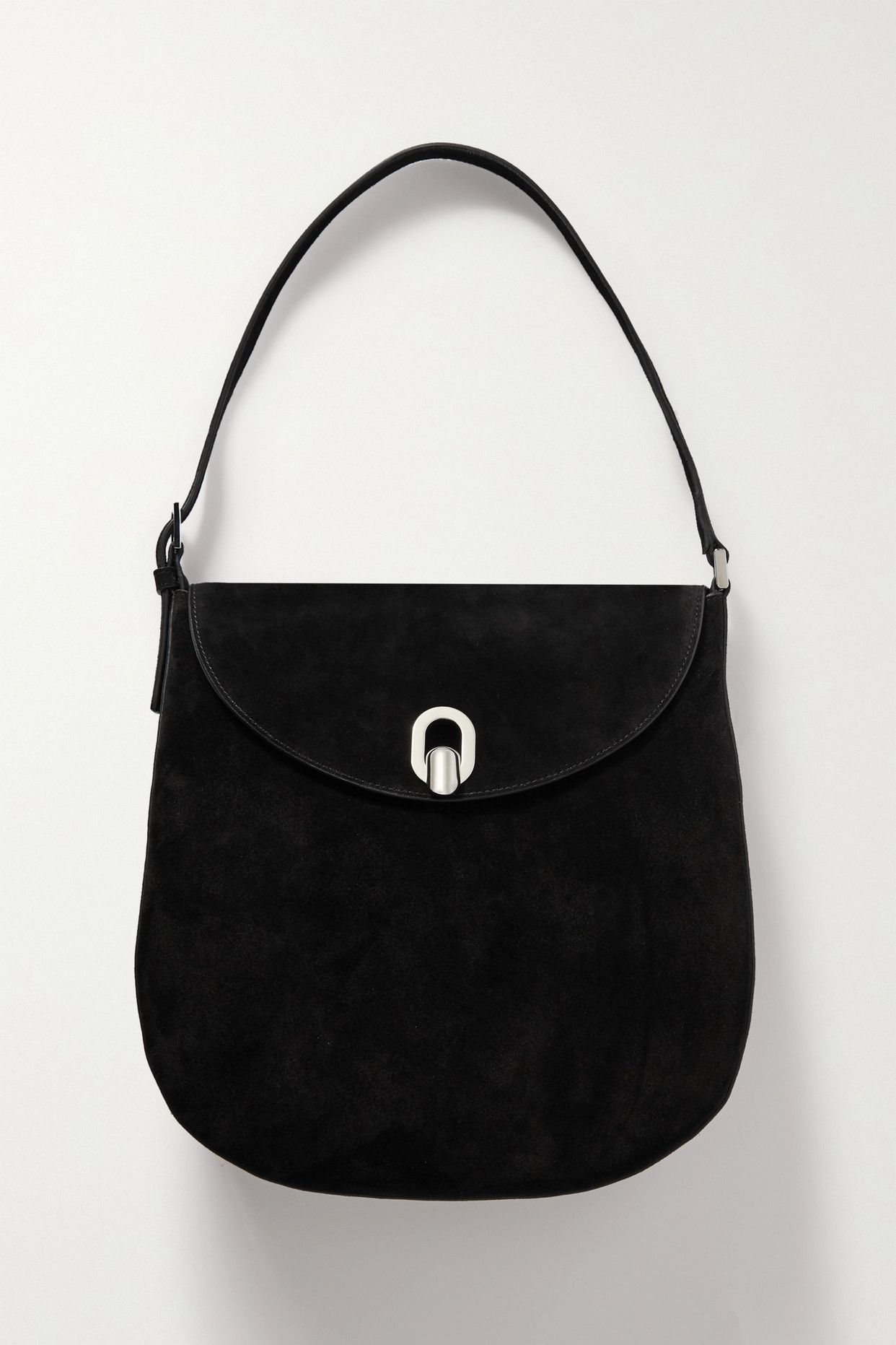 Tondo Large Suede Shoulder Bag