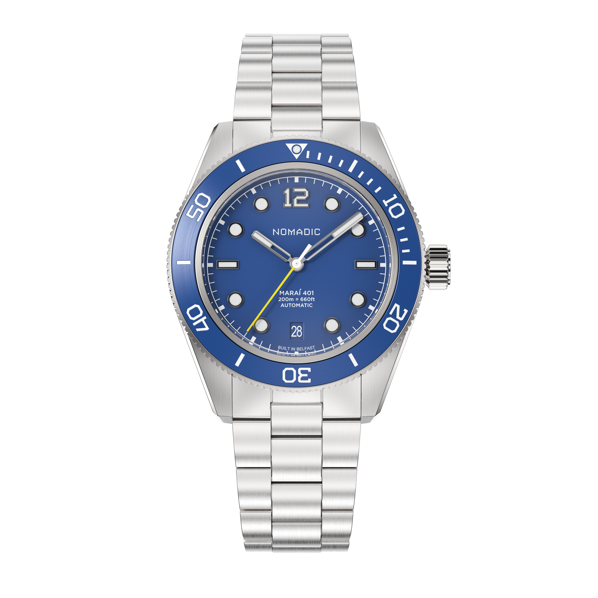Deep Ocean Blue - Mara&amp;iacute; 401 Compact - 36mm Dive Watch (2026 Edition)