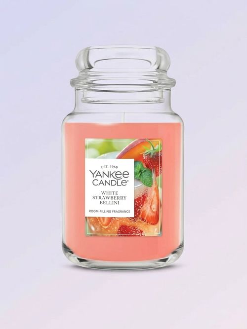 Yankee Candle White Strawberry Bellini, 22oz
