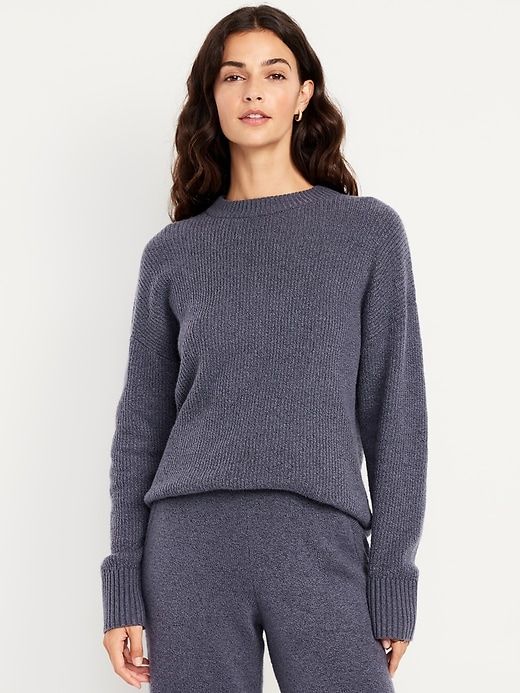 Sosoft Crew-Neck Tunic Sweater