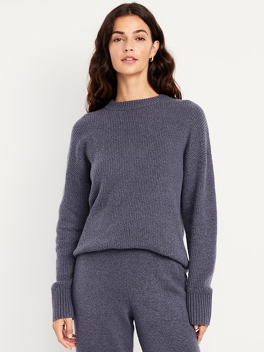 Sosoft Crew-Neck Tunic Sweater