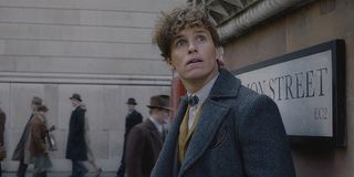 Eddie Redmayne's Newt Scamander in Fantastic Beasts: The Crimes of Grindelwald