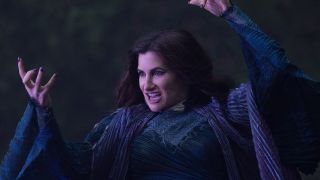 Kathryn Hahn&#039;s Agatha performing a spell in Agatha All Along